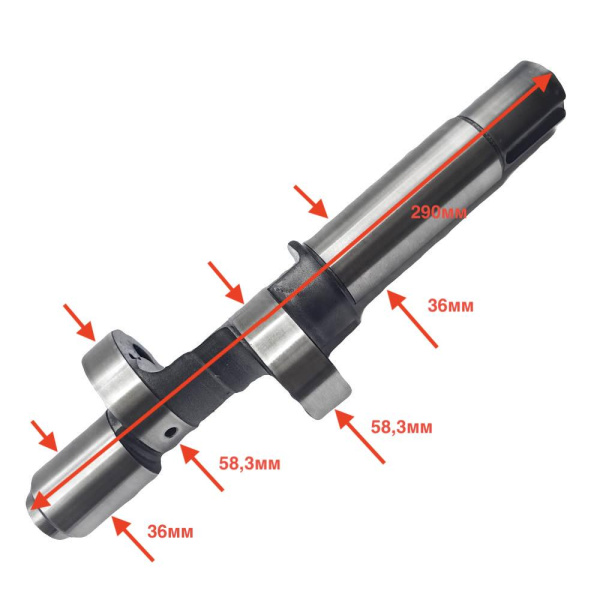 Коленвал Bitzer 2CC-3.2Y-40S 2CC-4.2Y-40S 301108-50 (30110850)